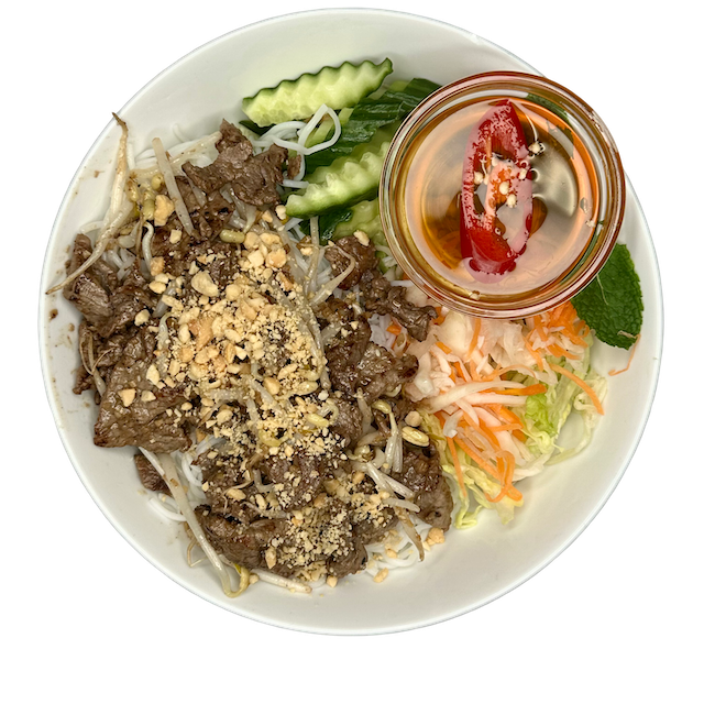 Risnudelsallad med wok